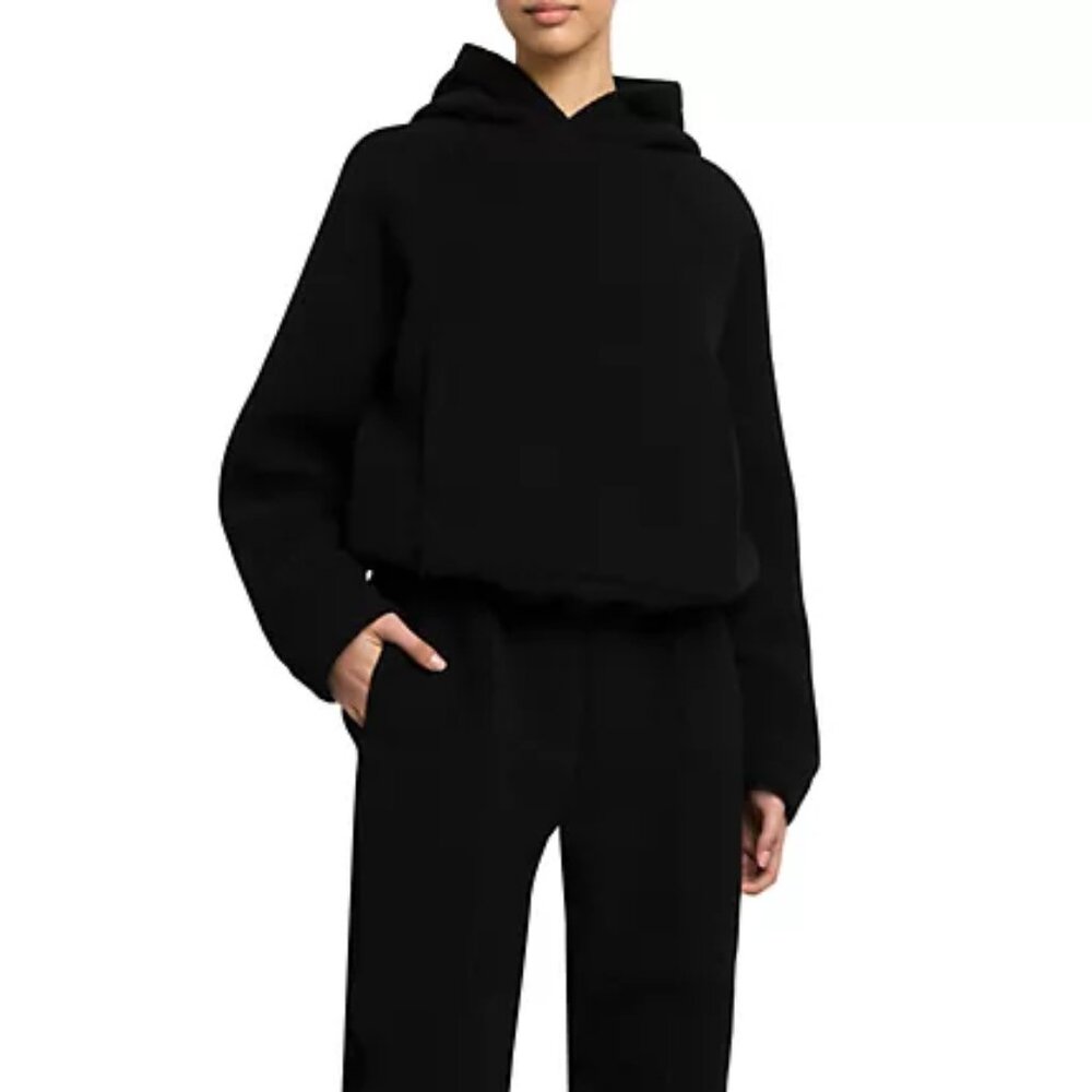 NWT$1290 ARMARIUM MABEL BOXY WOOL HOODIE Oversized Sweatshirt Sz 38 S-M (4-6) - Picture 5 of 16
